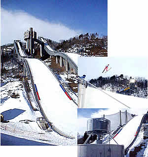 Hakuba Ski Jumping Stadium in Nagano Prefecture