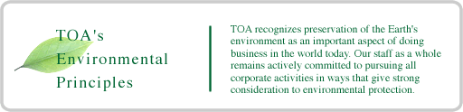 TOA's Environmental Principles