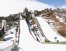Image of Hakuba Ski Jumping Stadiam in Nagano